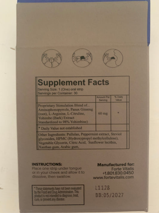 3-Month Supply Forte Vitalis-Nutraceutical Amino Acid Sublingual Blend